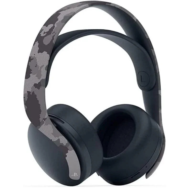 PlayStation Pulse 3D Wireless Headset for PS5, PS4, and PC - Gray Camouflage